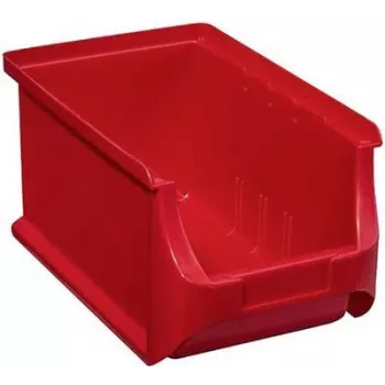 Uzglabāšanas kaste Allit Lagersichtbox 456209, 150×125×235 mm, sarkana, caurspīdīga priekšpuse
