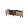 Cama TV stand LOTTA 160 2D2K wotan oak/mat Melns
