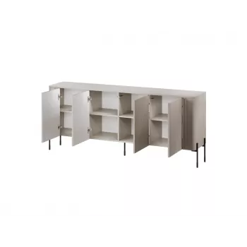 Cama VERA kumode 190x40x80 kašmira matēts