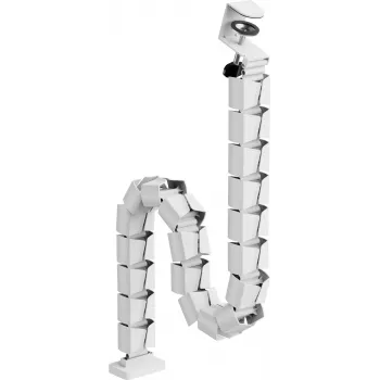 Inline 59996E Elastīgs kabeļu kanāls balts