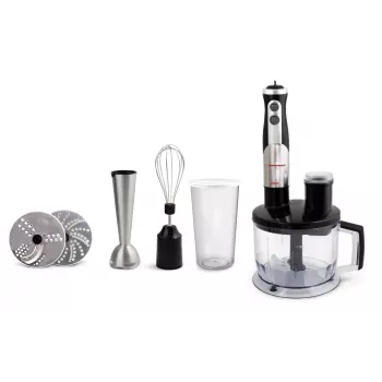 Esperanza EKM004 rokas blenderis 0,6 L Melns,Sudrabs,Caurspīdīgs 800 W