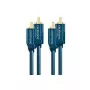 Stereo audio kabelis (2x RCA-Spalva/2x RCA-Spalva) - 1,0 m RCA koaksiālais kabelis bagātīgai stereo skaņai