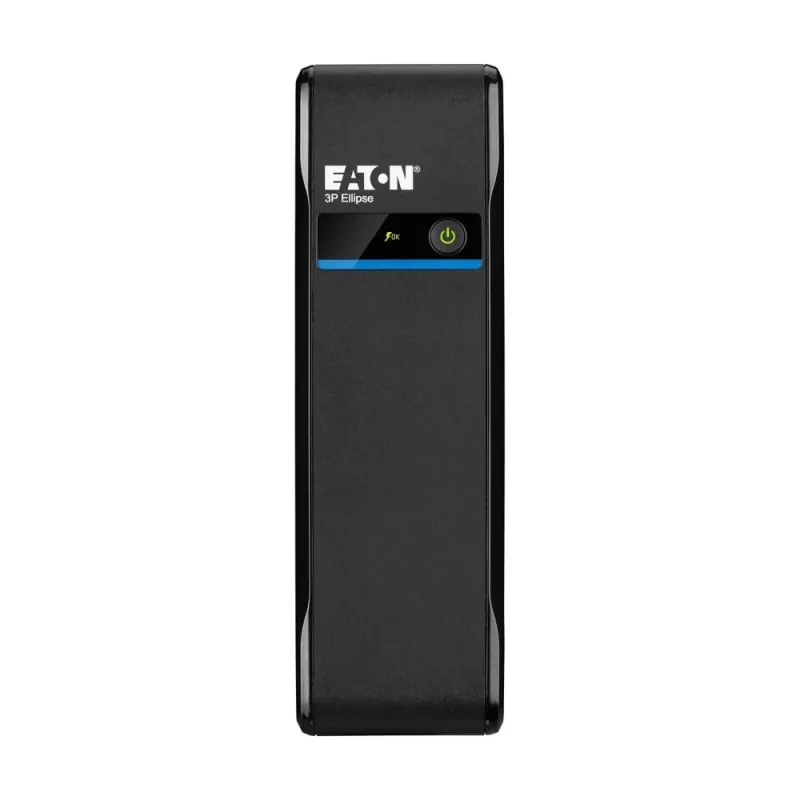 Nepārtrauktās barošanas avots Eaton 3P Ellipse 0.7 kVA (420 W), Standby, 4 AC kontaktligzdas, 7 Ah akumulators, Tornis, Melns