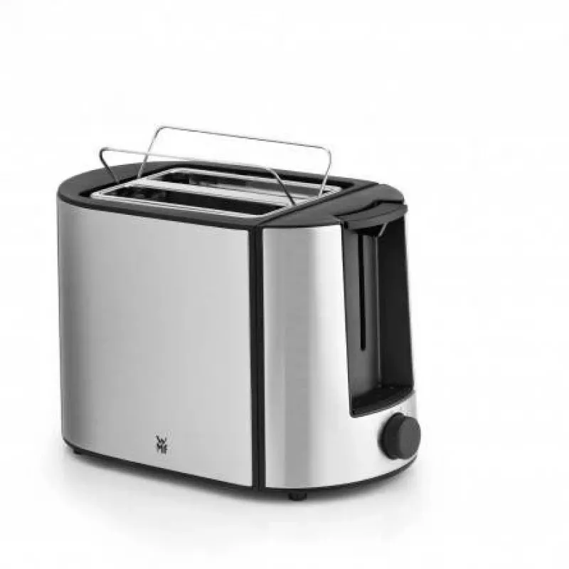 Toasteris WMF Bueno Pro 6 — 2 šķēlēm, 870 W, sudrabs/melns