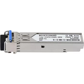 BlueOptics EX-SFP-GE10KT13R15-BO optiskās šķiedras tīkla raidītājs 1250 Mbit/s