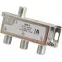 Triax SCS 3 - Kabeļu sadalītājs - 75 Ohm - 5 - 2400 MHz - Sudrabs - Balts - Sievišķais - 10,5 dB (349823)