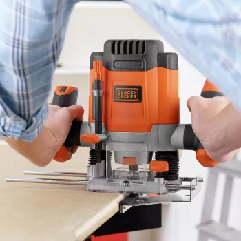 Frēzmašīna Black+Decker KW1200E 1200W 8000-28000 RPM