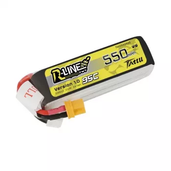 Tattu R-Line 550mAh 14.8V 95C 4S1P LiPo akumulators RC modeļiem