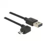 USB kabelis DeLOCK 83847 USB 2.0 0,5 m USB A Micro-USB B Melns
