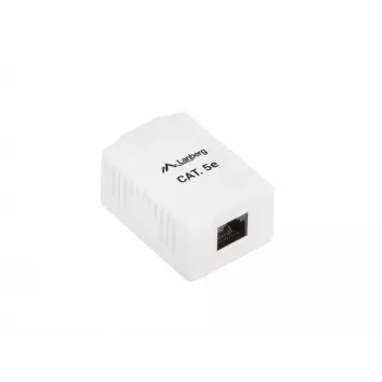 Lanberg OU5-0001-W kontaktligzdu kārba RJ-45 Balta