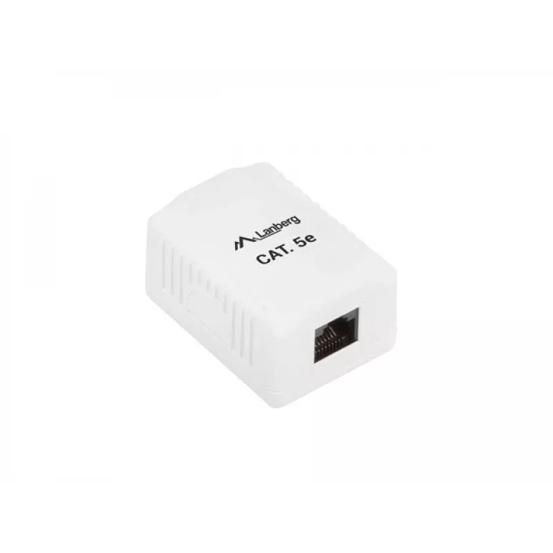 Lanberg OU5-0001-W kontaktligzdu kārba RJ-45 Balta