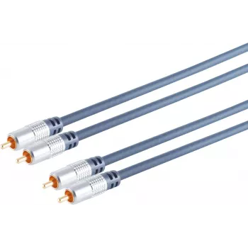 ShiverPeaks SP40110 Audio kabelis 10 m 2 x RCA zils