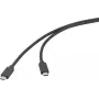 Renkforce USB kabelis USB 3.2 Gen2x2 20 GBit/s USB-C spraudnis-spraudnis Melns 4K (RF-6830468)