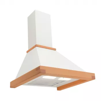 Sienas nosūcējs AKPO WK-4 Rustica Eco 60 cm, izvads/cirkulācija, max 425 m³/h, tērauds/koks, bronza