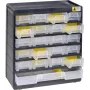 Uzglabāšanas kaste allit VarioPlus Basic model 458090, 300×335×135 mm, melna/dzeltena