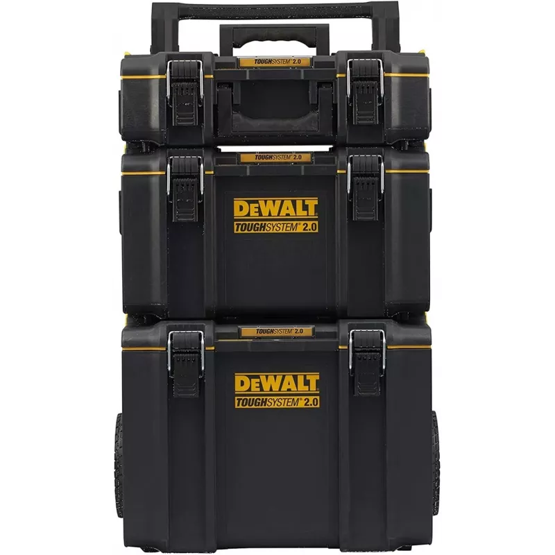 Instrumentu glabāšanas kaste DeWalt DWST83402-1, melna/dzeltena, 554×500×1150 mm