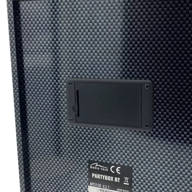 Pārnēsājams stereo skaļrunis Media-Tech PARTYBOX BT MT3150 Melns