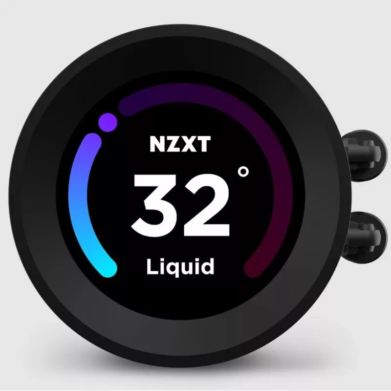 Šķidruma dzesēšanas sistēma NZXT Kraken Elite 240 RGB 12 cm Melna