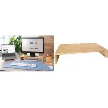 Monitora statīvs Sigel SA208 bambusa, augstums 19.5 cm, platums 50 cm