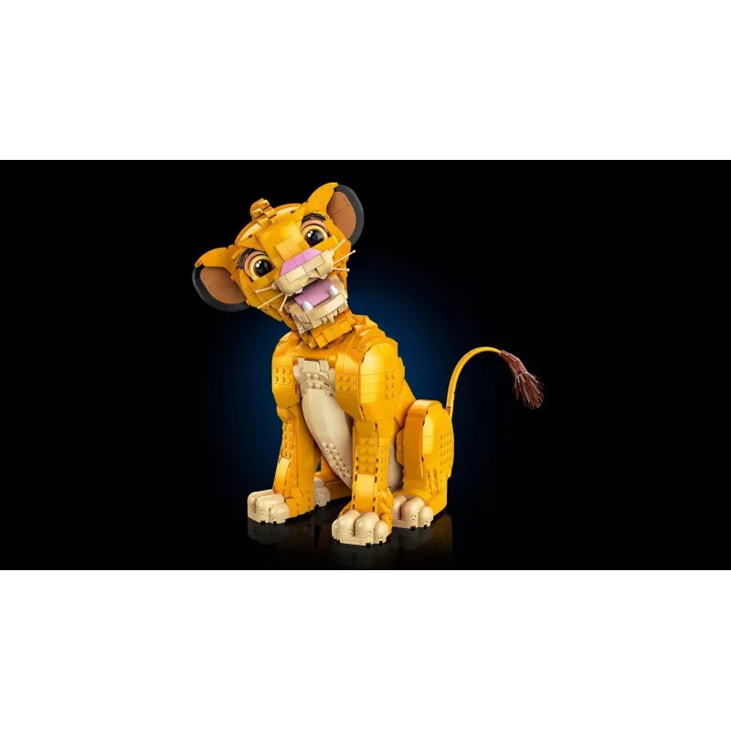 LEGO Disney Jaunais Simba — Karalis Lauva Kolekcionējama Dzīvnieka Figūras Būvēšanas Komplekts Pieaugušajiem