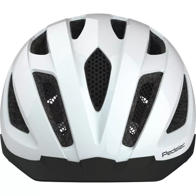 Atvērtais veloķivere ABUS Pedelec 1.1 Balta viegls dizains drošības funkcijas