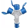 Goobay CEE-Y-Adapter, CEE-Spraudnis uz 3x CEE-Savienotāju (76237)