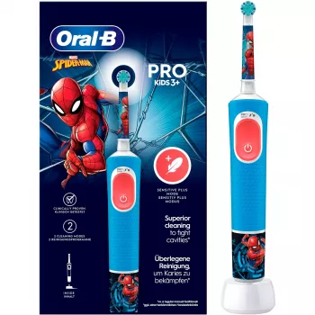 Oral-B Vitality Pro 103 Kids Mix Frozen/Spiderman, elektriskā zobu birste daudzkrāsaina