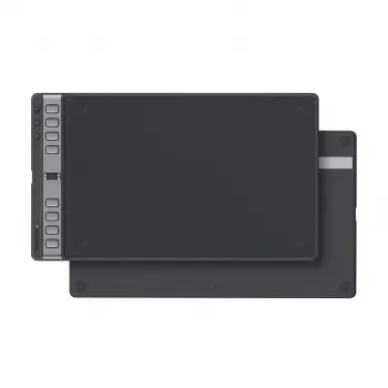 Huion Inspiroy 2L H1061P grafiskā planšete, 266,7 x 166,7 mm (10,5 x 6,56 collu) zīmēšanas laukums, 8192 spiediena līmeņi, melna