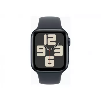 Apple Watch SE GPS + Cellular 44 mm Pusnakts alumīnija korpuss ar Pusnakts sporta siksniņu M/L