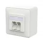 METZ CONNECT Savienojuma kontaktligzda E-DAT C6A LSA++ 2 Port AP verkehrswei