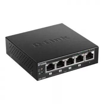 D-Link DGS-1005P/E tīkla slēdzis Nepārvaldāms Gigabit Ethernet (10/100/1000) Power over Ethernet (PoE) Melns