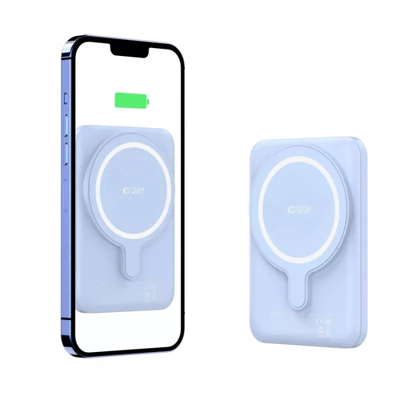 Portatīvais akumulators TECH-PROTECT PB10 LIFEMAG 5000mAh Zils