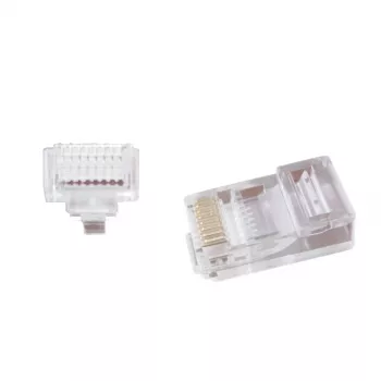 Vadu savienotājs Gembird LC-PTU-01/100 8P8C RJ45 caurspīdīgs