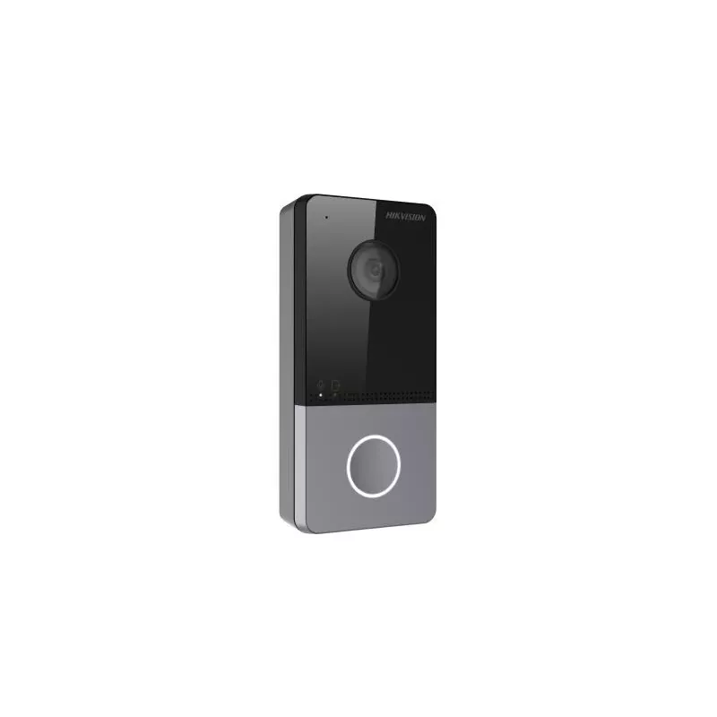 Hikvision DS-KV6113-WPE1(C) video durvju zvans 2 MP Melns, Pelēks