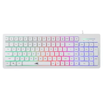 Klaviatūras un peles komplekts Baracuda BGC-012 Orca White — balts vadu komplekts