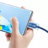 Baseus Crystal Shine kabelis USB uz USB-C, 100W, 2m (zils)