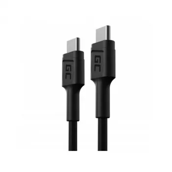 Green Cell KABGC31 USB kabelis USB 2.0 0.3 m USB C Melns