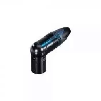NEUTRIK XLR savienotājs, leņķisks, 7 kontakti, melns NC7MRX-B