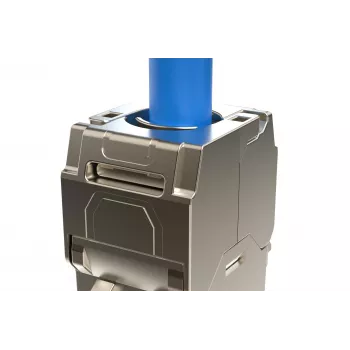 Digitus CAT 6A kompakts ekranēts keystone modulis, bezinstrumentu montāža, 4 gab. (DN-93615-S-4)