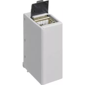 Hager ZZ45ZPH6 - RJ-45 keystone modulis - 2P - 6.a kat. - Pelēks - 18 mm - 35 mm
