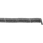 LappKabel SPIRAL H07BQ-F spoles kabelis 500 mm / 1500 mm 4 x 1,5 mm² Melns 70002754