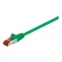 Wentronic Goobay CAT 6 savienojuma kabelis, S/FTP (PiMF), Zaļš, 10 m - LSZH halogēns bez halogēna, Vara (68294)