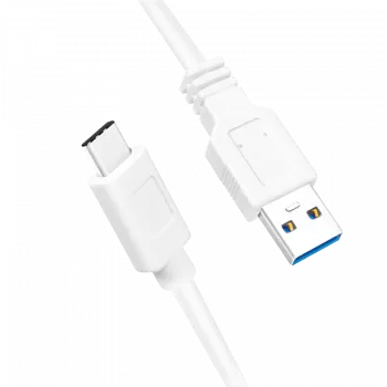 USB kabelis LogiLink CU0175 USB 3.2 Gen 1 1,5m USB A USB C Balts