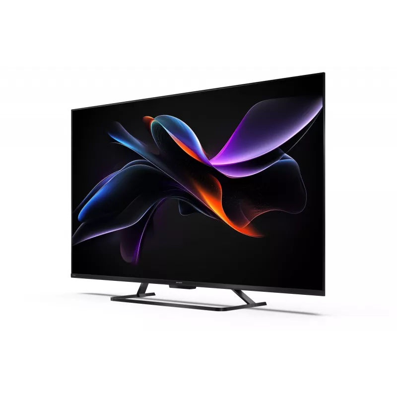 Sharp 55HR7265E 55 collu 4K Smart TV ar Google TV, melns, Enerģijas klase F