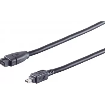 FireWire kabelis ShiverPeaks 77311 – 9-pin IEEE 1394b savienotājs, ātrdarbīgs datu pārraides kabelis