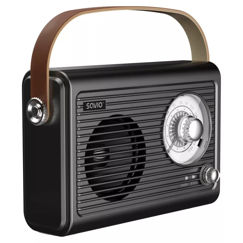 Pārnēsājamais radio Savio RS-01 Analog Melns