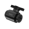 Lodveida vārsts Barrow TLQFS-V1, 10 mm šļūtenei, G1/4 vītne, melns