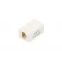 Savienojuma kārba Extralink RJ45 CAT6 UTP, plastmasa, balta, 1 gab.