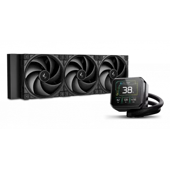 Viss-iekšā-viens šķidruma CPU dzesētājs DeepCool SPARTACUS 360, 360mm radiators, 3 x 120mm ventilatori