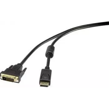 DisplayPort uz DVI-D Dual Link video kabelis Renkforce 1404070, 1,8 m